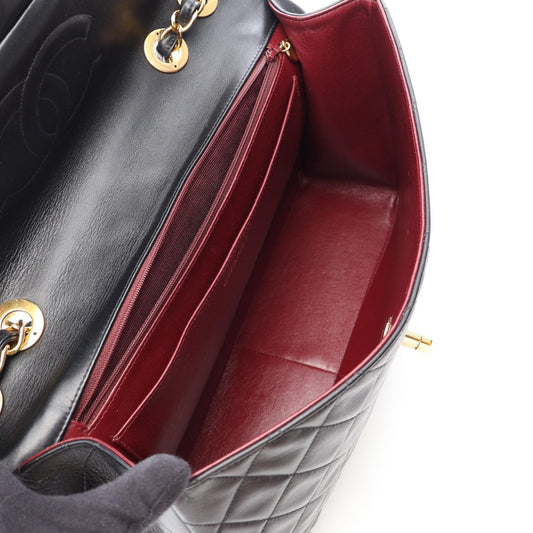 CHANEL Black Big Matelasse34 Lambskin (sheep leather) 2101219982106