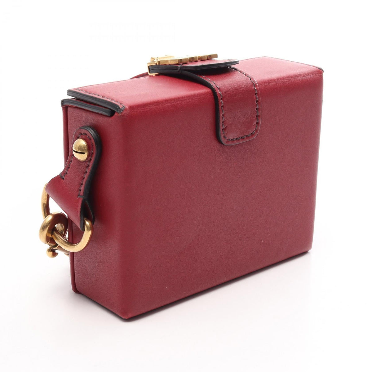Dior Addict Small Box Shoulder Bag Red leather 2101220004347