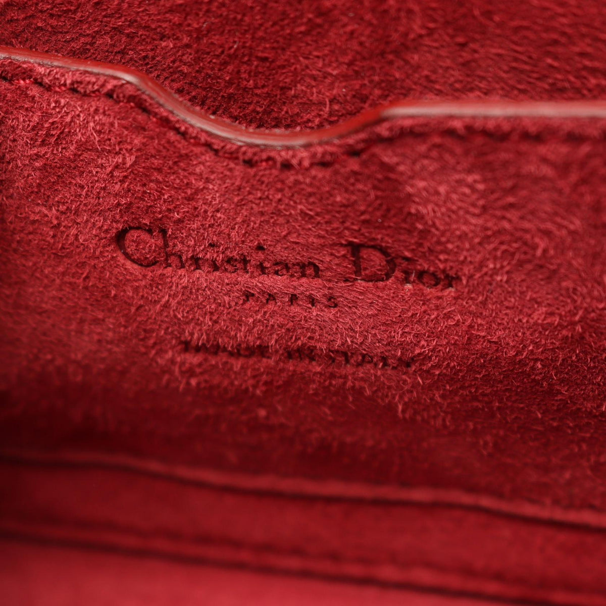 Dior Addict Small Box Shoulder Bag Red leather 2101220004347