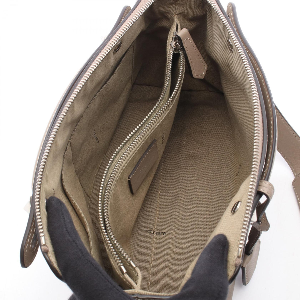 FENDI BY THE WAY MEDIUM (2-Way) Handbag Beige leather 8BL124-1D5 2101220055257