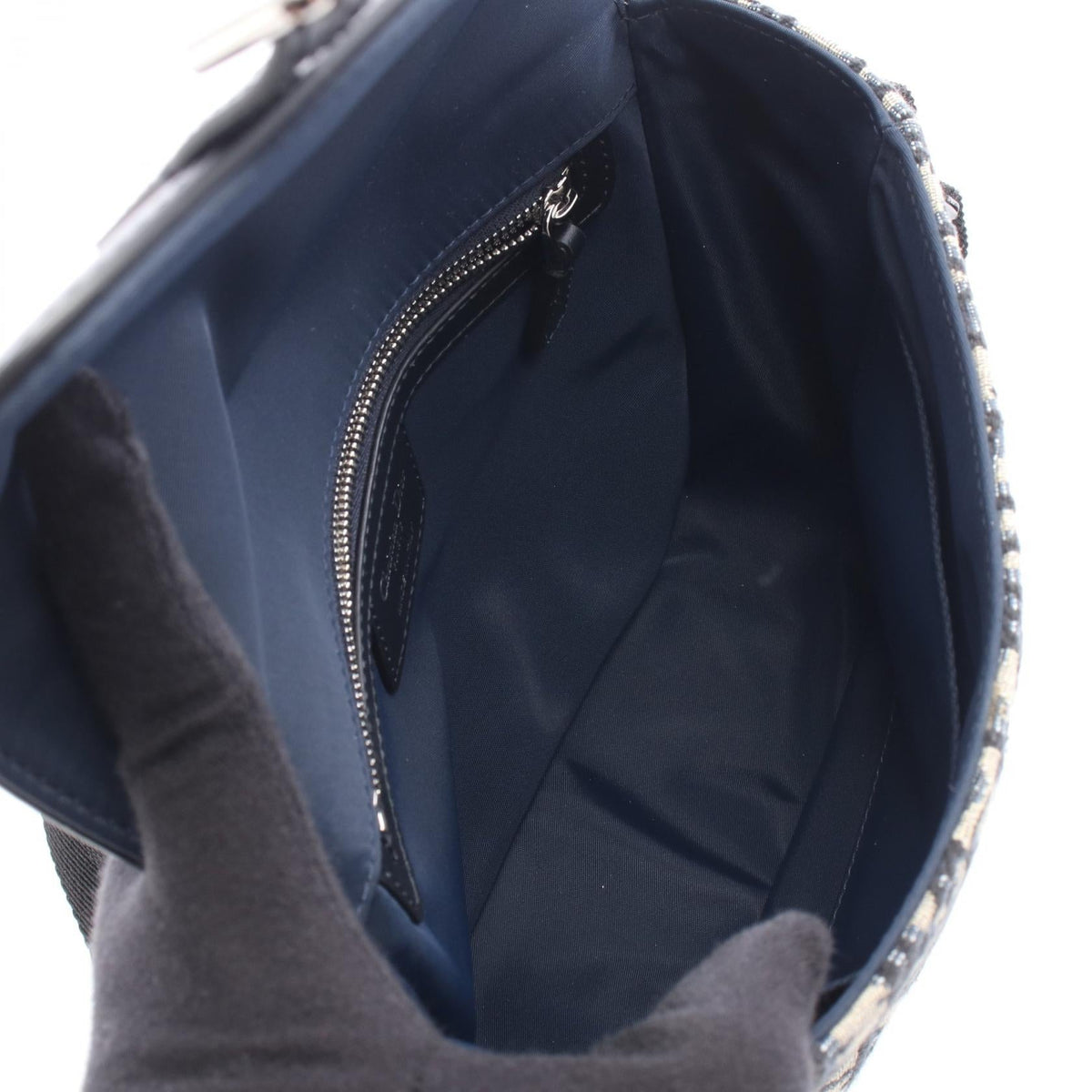 Dior Oblique Kids Messenger Bag Shoulder Bag Navy/Beige/Black canvas�leather M9994P7VY 2101220056056