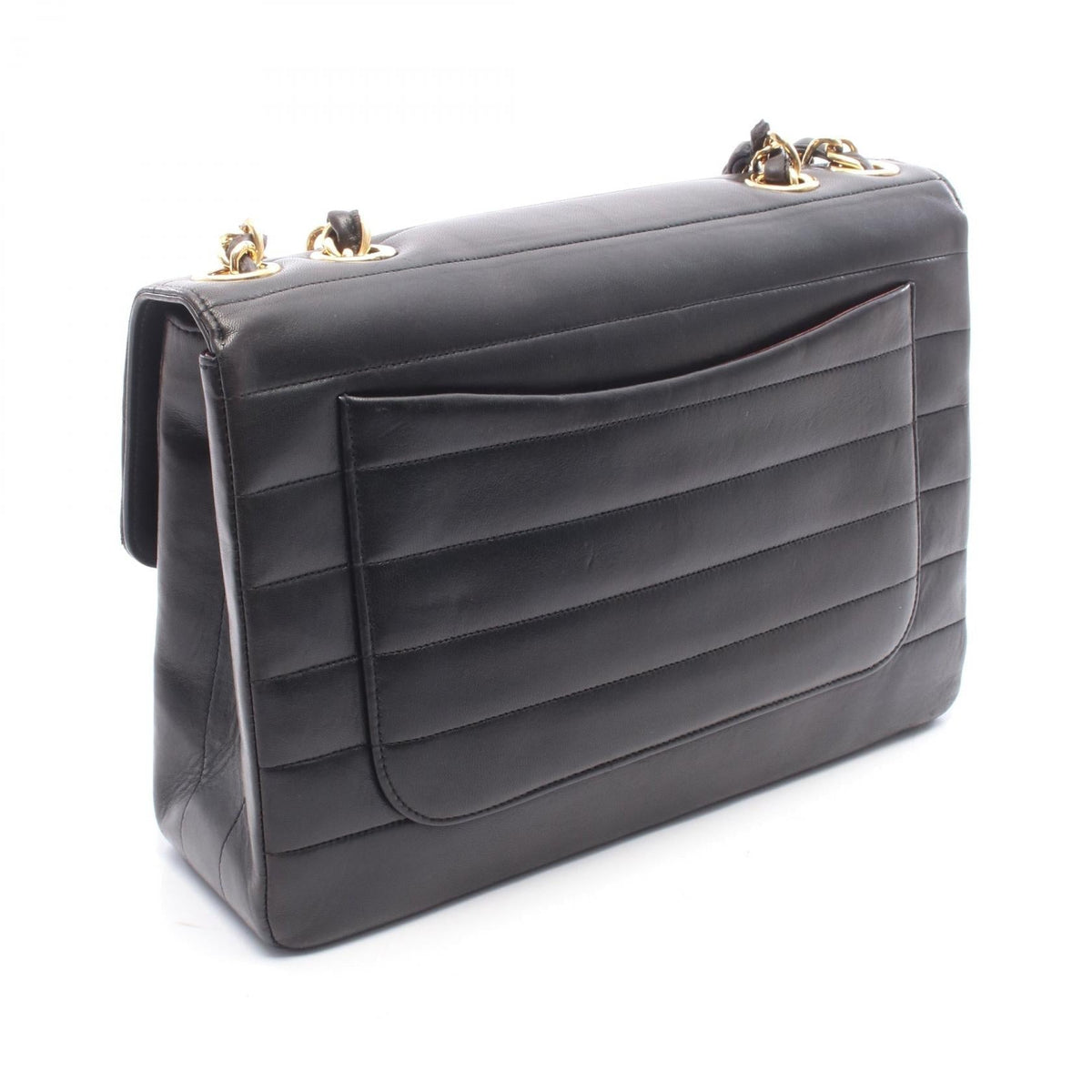 CHANEL Black Mademoiselle Deca COCO Mark Single Flap Lambskin (sheep leather) 2101220058418