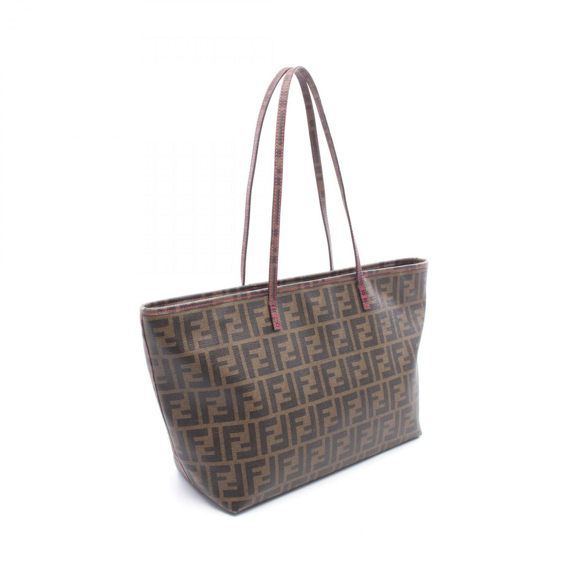 FENDI Zucca Tote Bag Brown PVC coated canvas 2121400018810