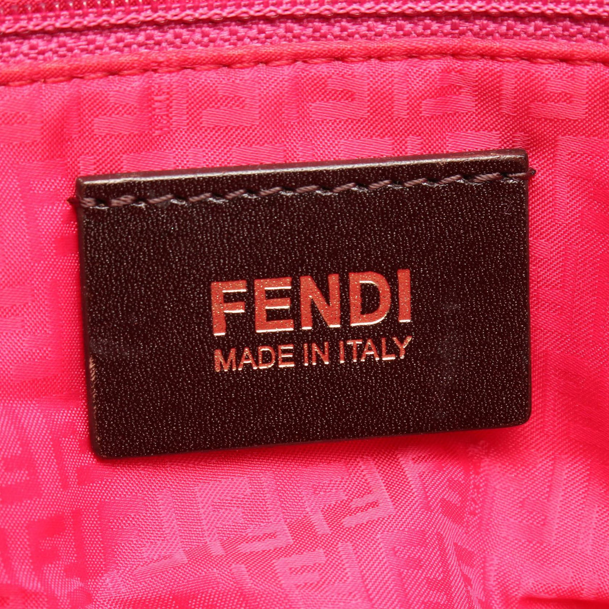 FENDI Zucca Tote Bag Brown PVC coated canvas 2121400018810