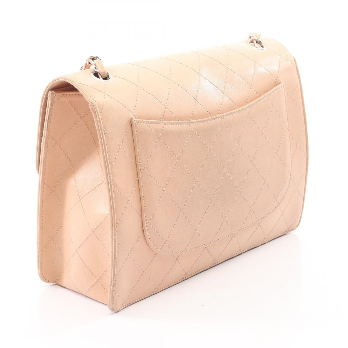 CHANEL Pink Deca Materasse Chain Shoulder Lambskin (sheep leather) 2101220084516