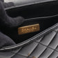 CHANEL Black Matelasse Top Handle Small Flap Bag 2WAY leather 2101220126438