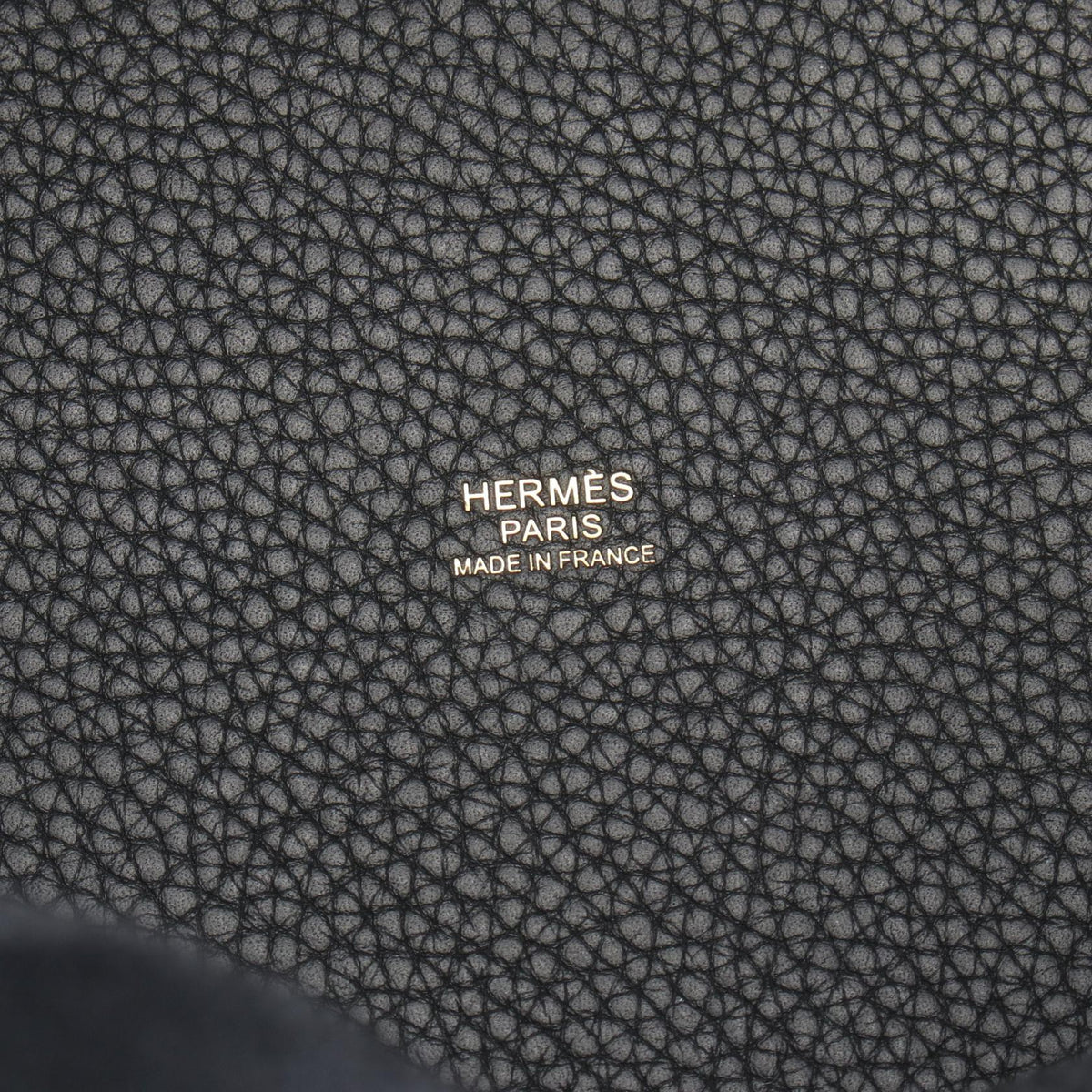 HERMES Picotin Lock MM Handbag Black Taurillon Clemence Other Taurillon Clemence 2101220130145