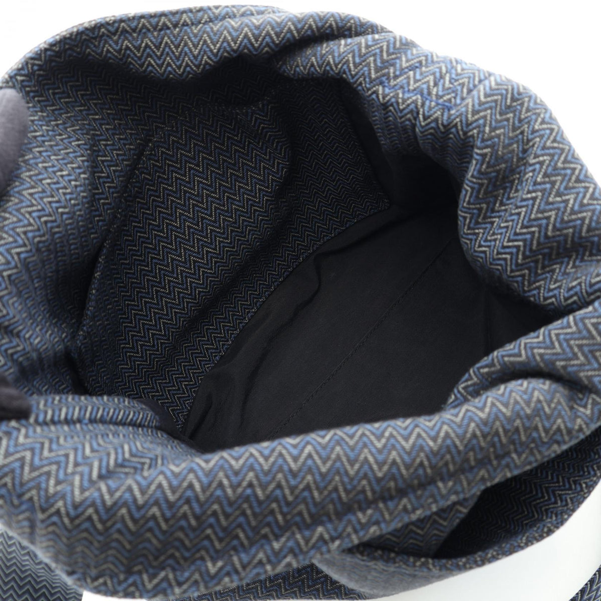 HERMES Sacked Pansage Shoulder Bag Navy canvas 2107601171660