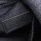 HERMES Sacked Pansage Shoulder Bag Navy canvas 2107601171660