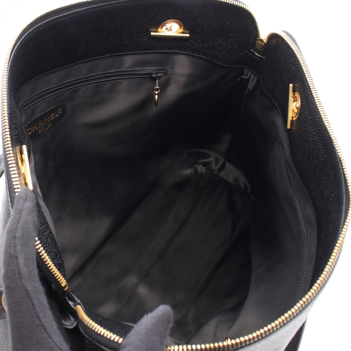 CHANEL Black COCO Mark Coco Ball Grained Calfskin leather 2101219981956