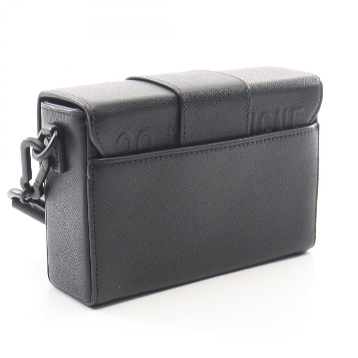 Dior 30 MONTAIGNE Box Shoulder Bag Black leather 2101219755762