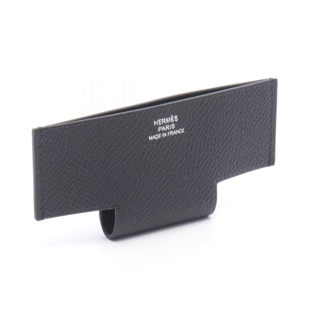 HERMES H Pocket Card Case Black Epsom Other Epsom 2104102532266