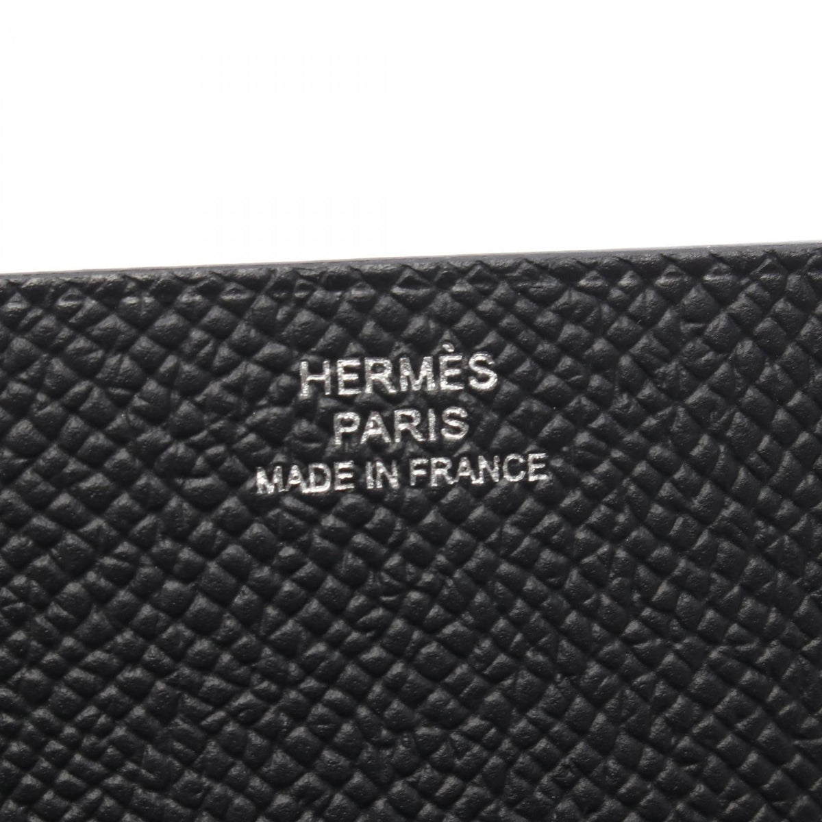 HERMES H Pocket Card Case Black Epsom Other Epsom 2104102532266