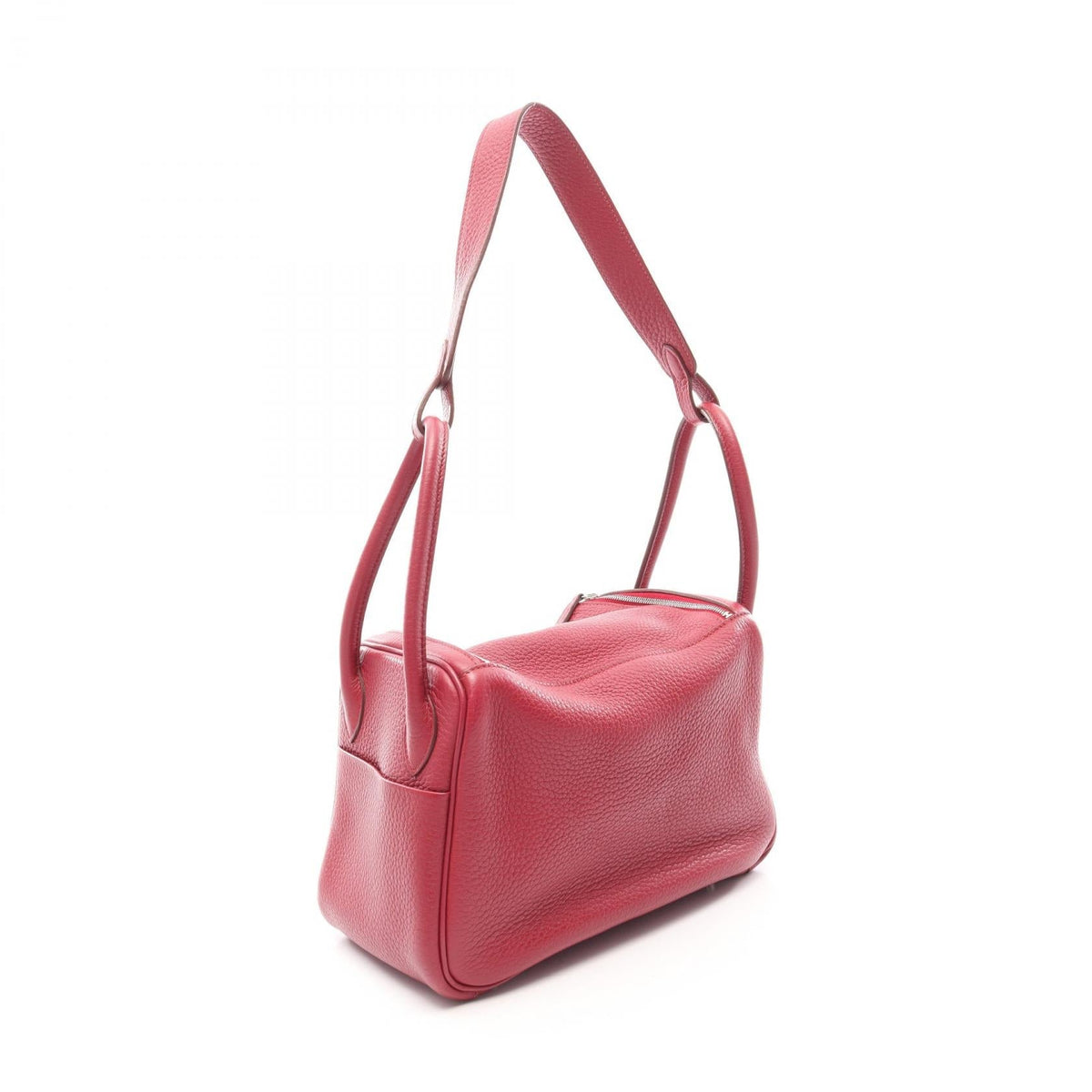 HERMES Lindy26 Ruby Shoulder BagBordeaux Bordeaux Bordeaux Taurillon Clemence Other Taurillon Clemence 2120100035318