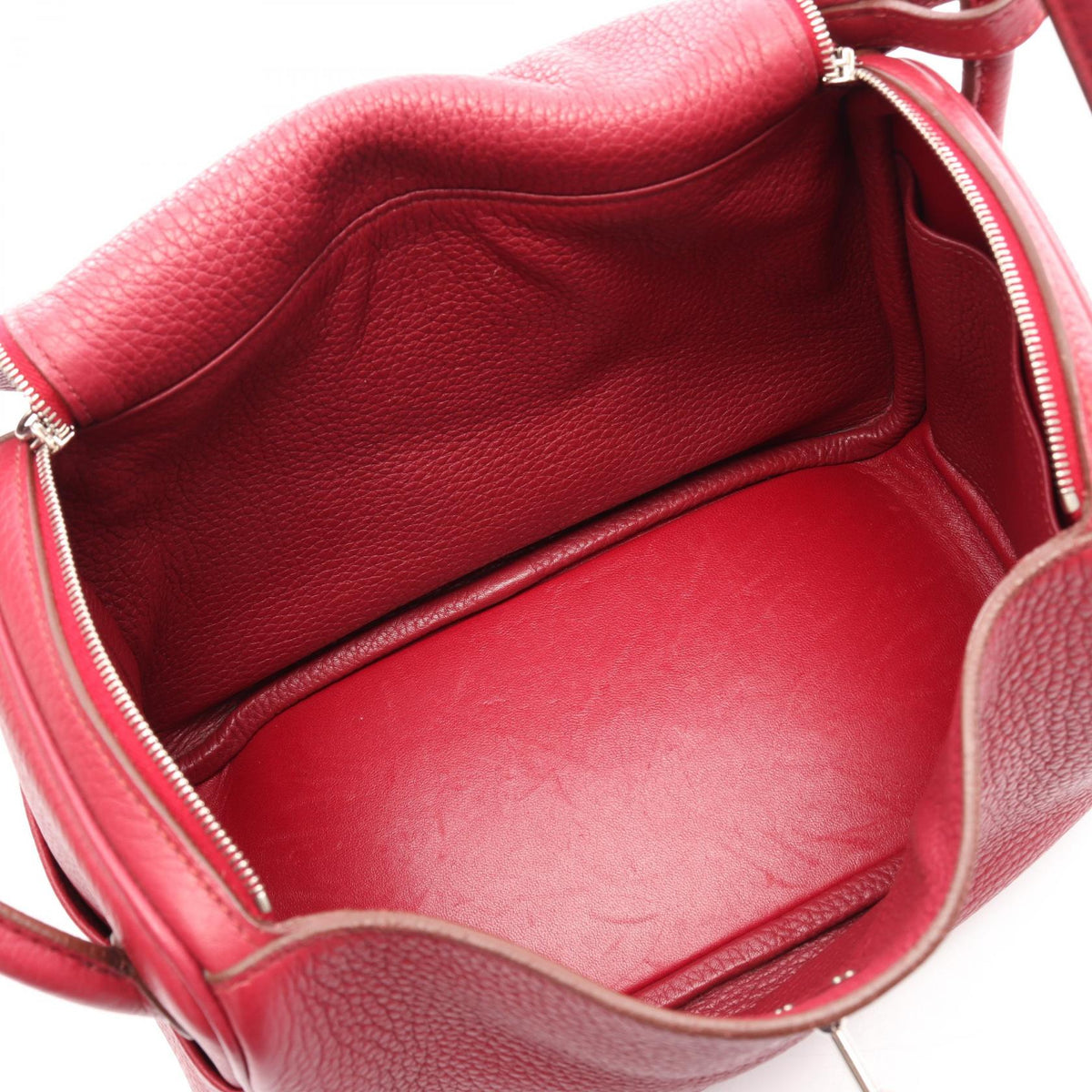 HERMES Lindy26 Ruby Shoulder BagBordeaux Bordeaux Bordeaux Taurillon Clemence Other Taurillon Clemence 2120100035318