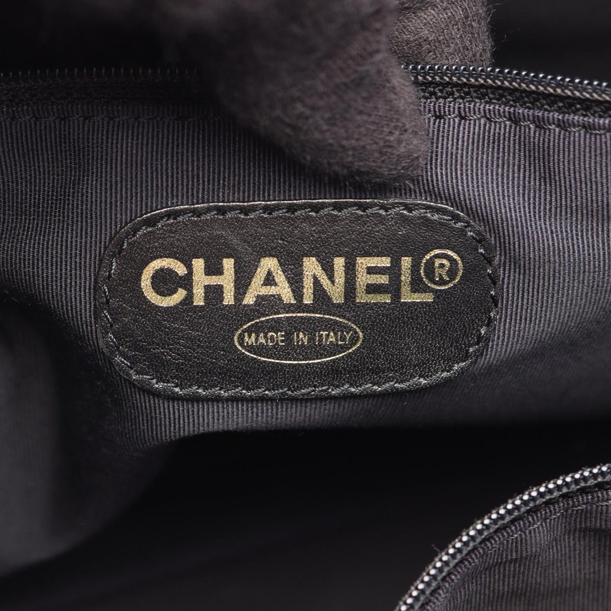 CHANEL Black COCO Mark Lambskin (sheep leather) 2101220082215