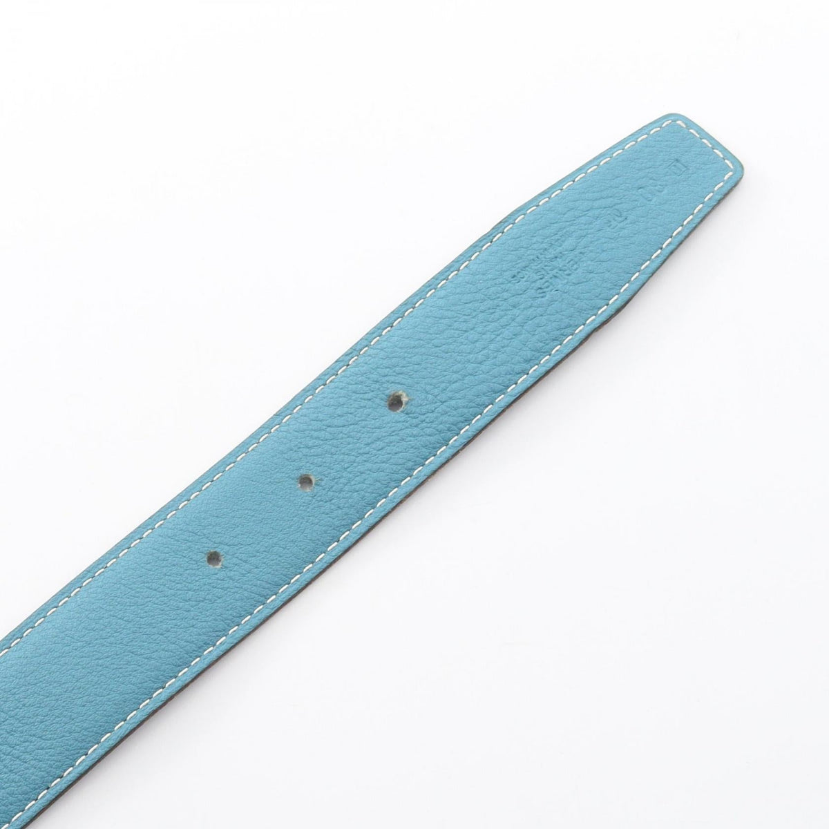 HERMES Constance H belt reversible beltBlue jean Blue jean Blue/Black Togo leather Calfskin (cowhide) Togo leather 2118800167187