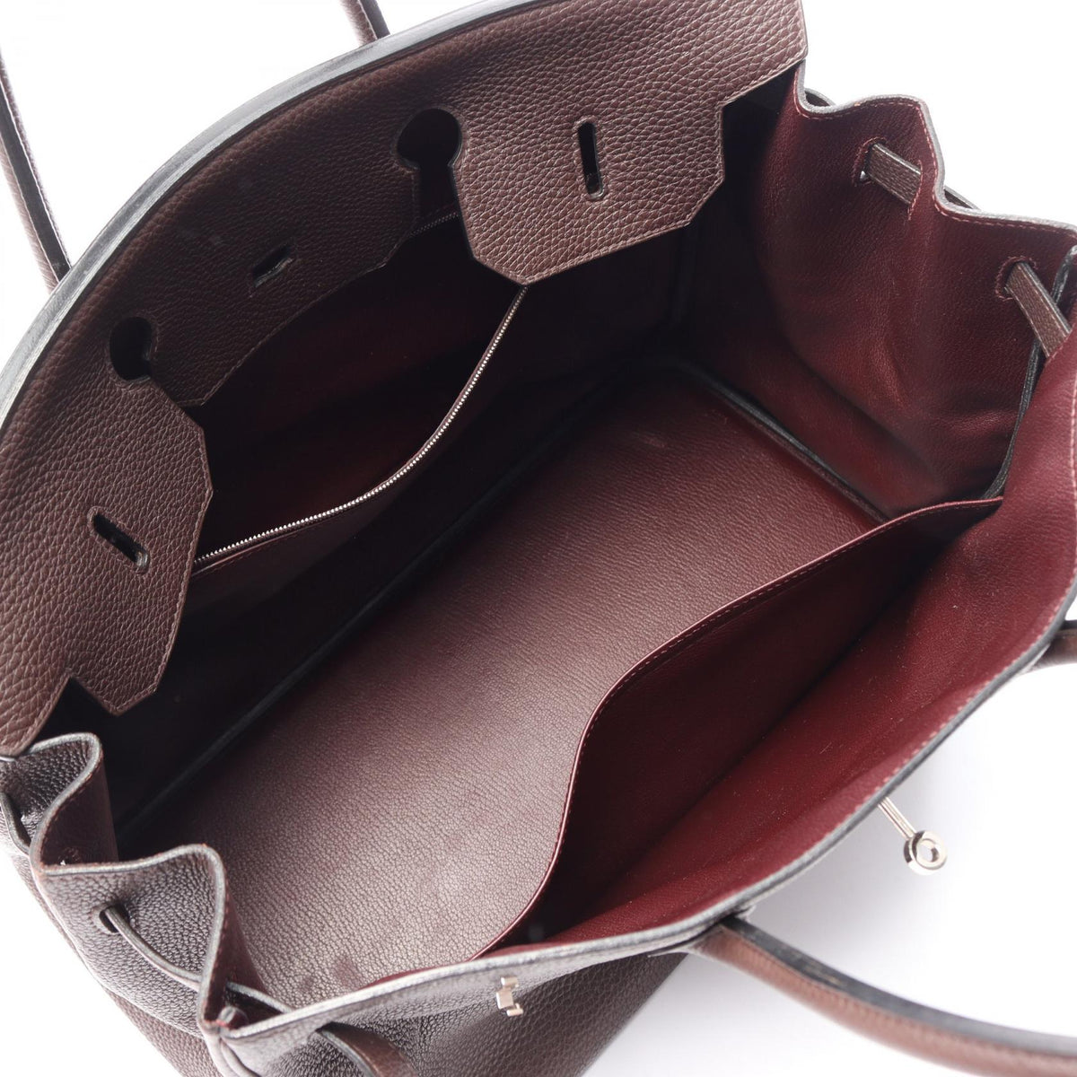 HERMES Birkin 40 HandbagChocolat Chocolat Brown Togo leather Other Togo leather 2101220035822