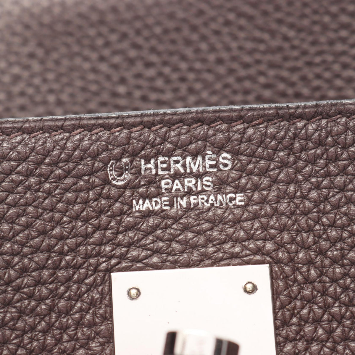 HERMES Birkin 40 HandbagChocolat Chocolat Brown Togo leather Other Togo leather 2101220035822