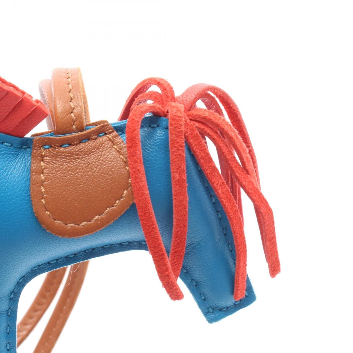 HERMES Rodeo PM charmBlue zanzibar Blue zanzibar Blue/Red/Brown/ Rose texas /Gold Agneau milo leather Agneau milo 2120300046152