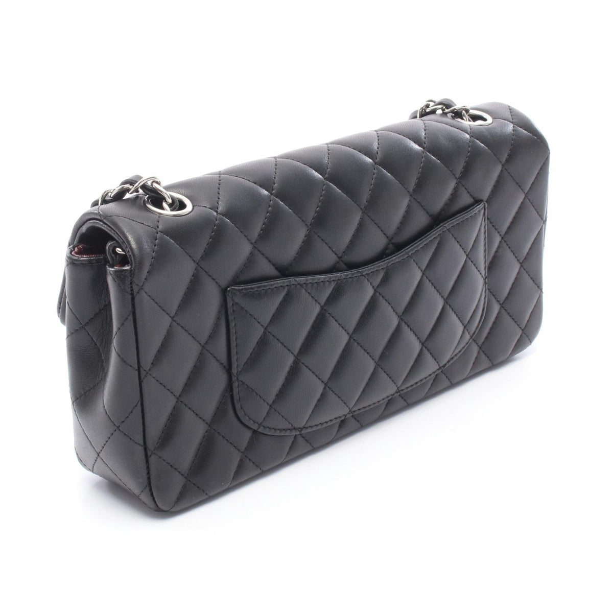CHANEL Black Matelasse East West Lambskin (sheep leather) 2101219922775