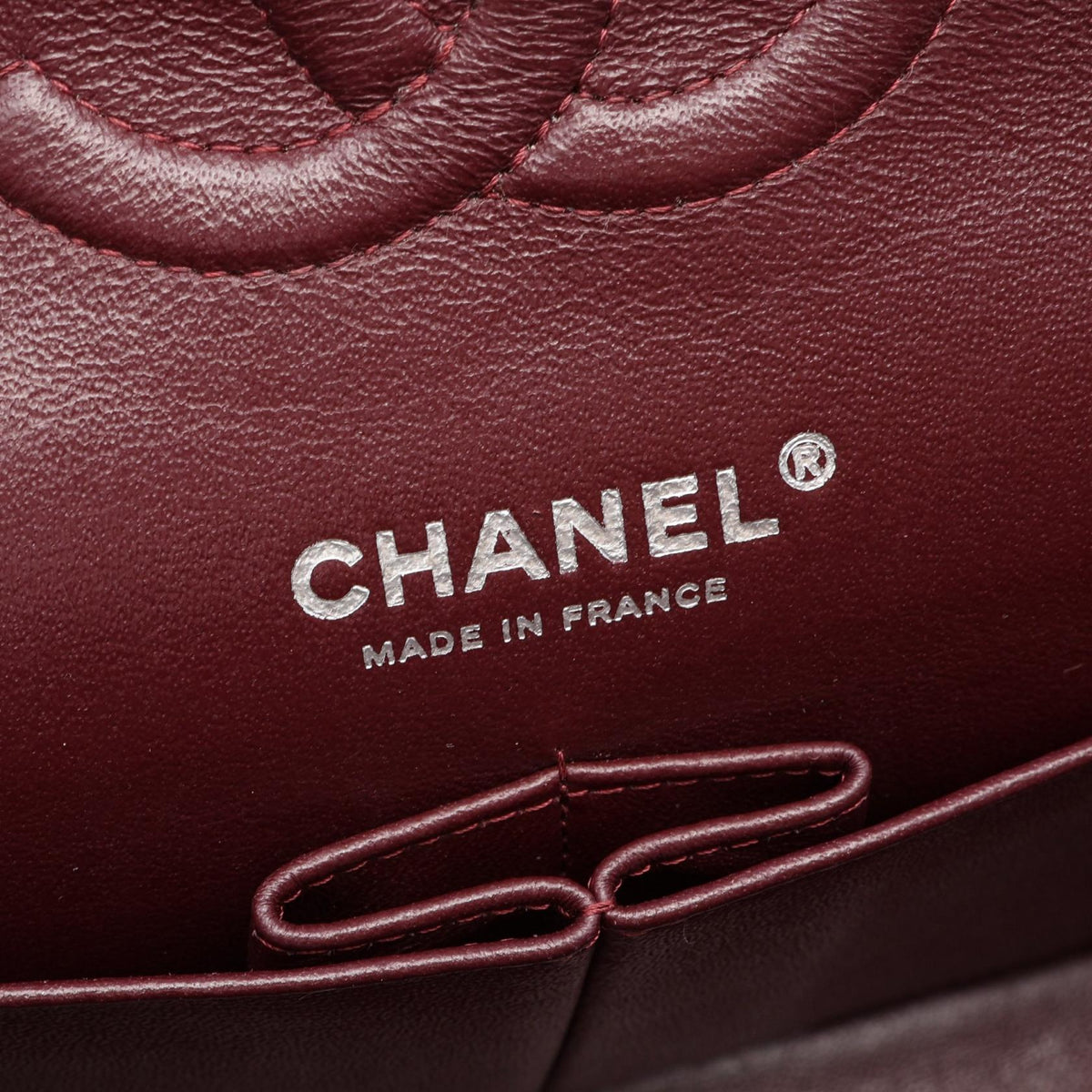CHANEL Black Matelasse W flap Grained Calfskin leather 2101220005245