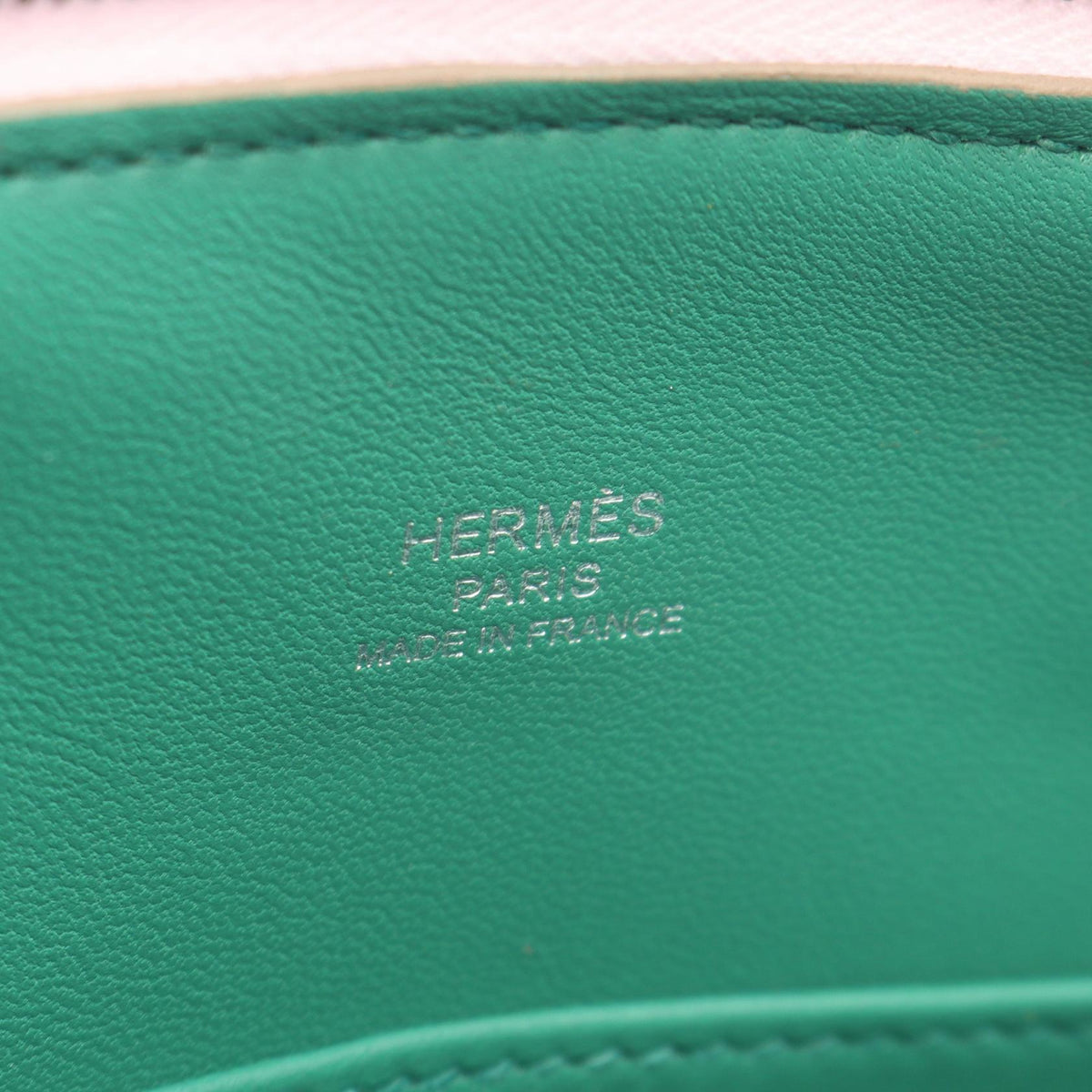 HERMES Bolide1923 Mini Verso Mauve Pale Menthe 2WAY Handbagmauve pail mauve pail Pink Evercolor leather leather 2107601149072