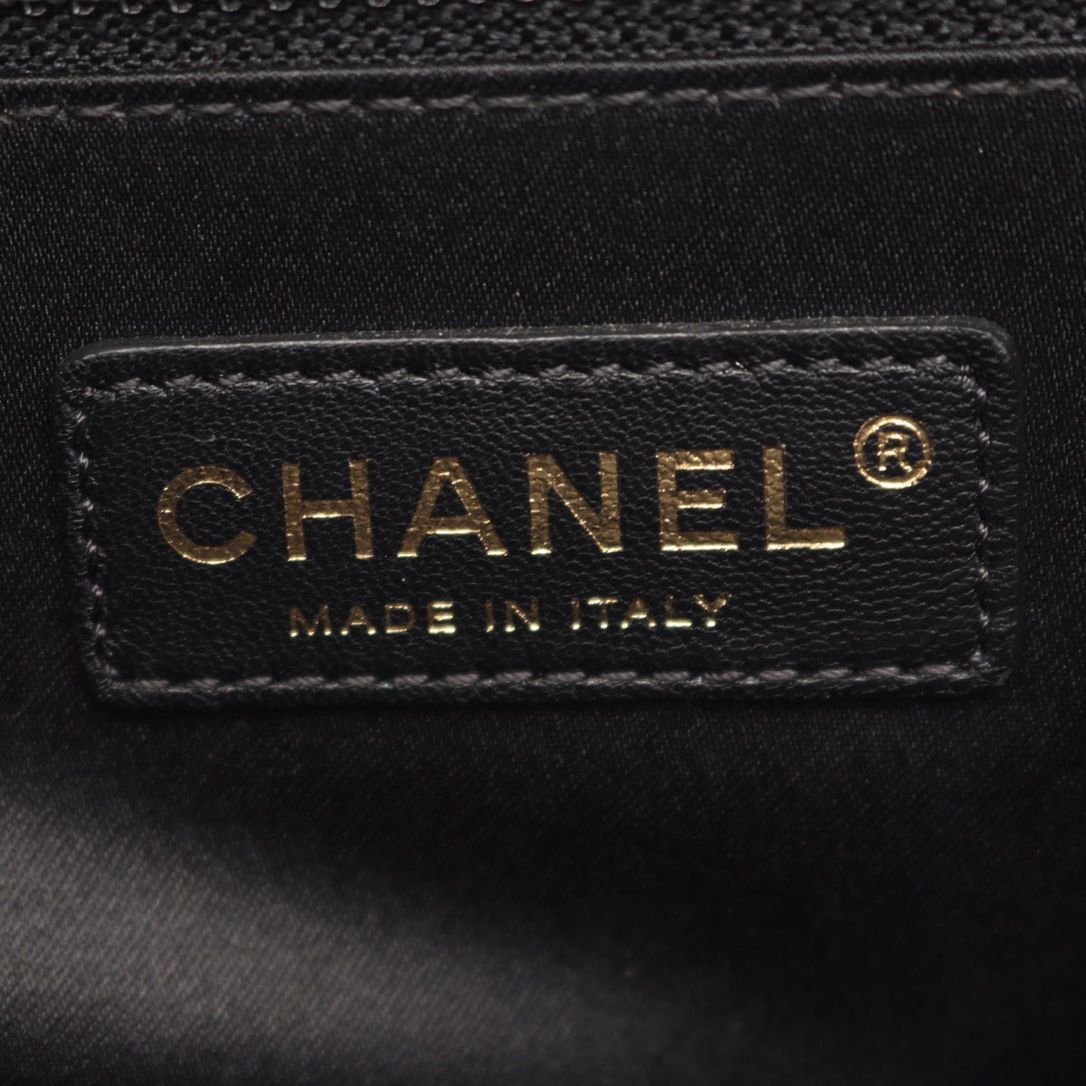 CHANEL Black Matelasse Grand Shopping GST Grained Calfskin leather A50995 2106800639247