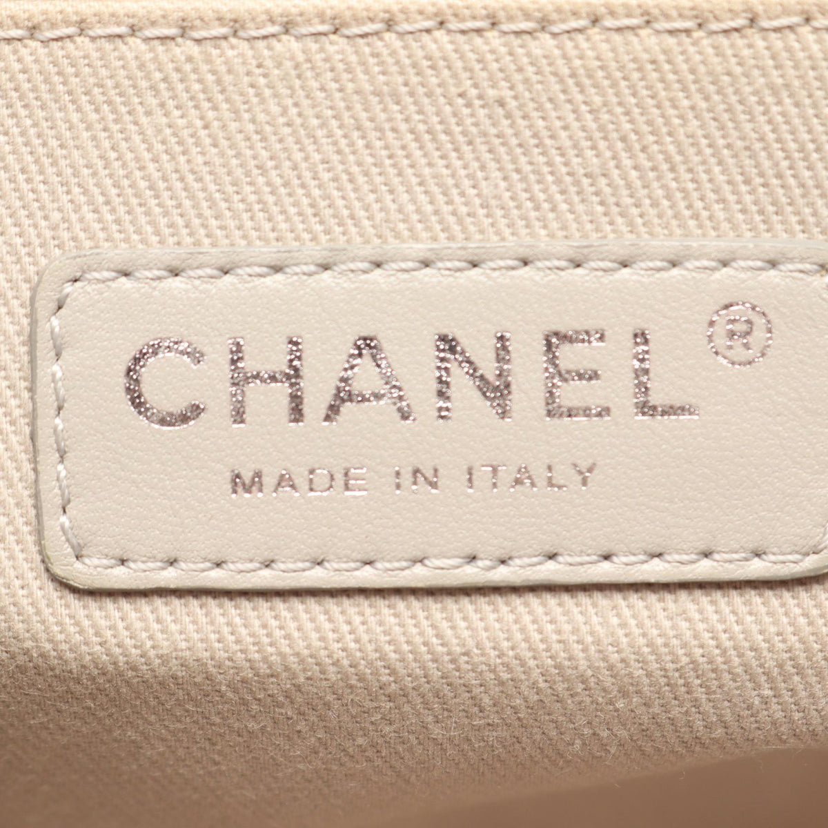 CHANEL Beige Deca Matelasse Single Flap Grained Calfskin leather 2101220005184