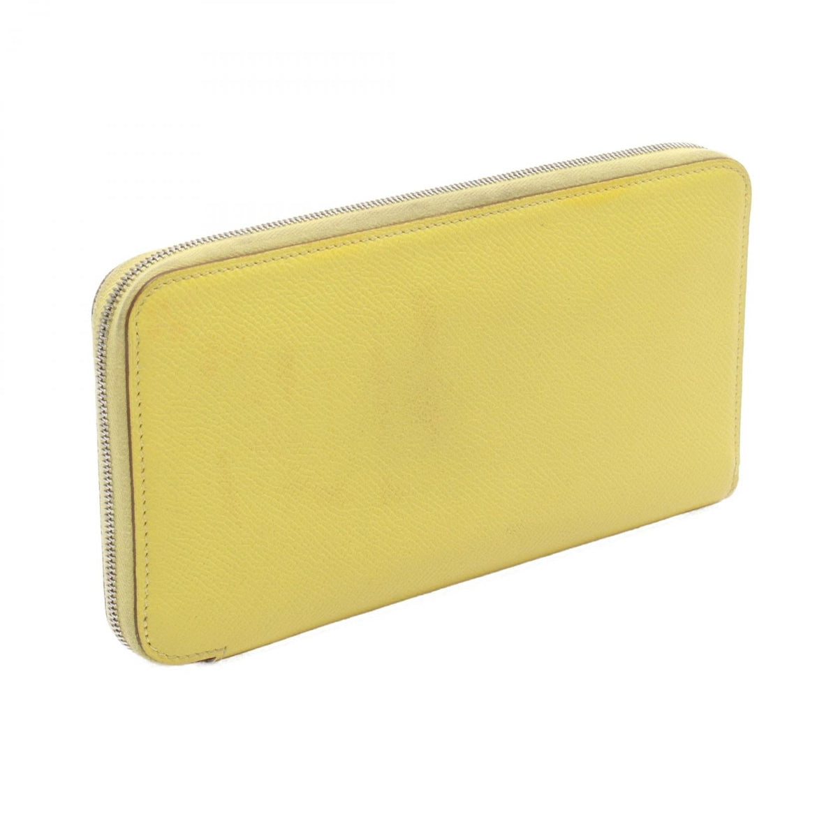 HERMES Azap long silk in Around long walletSoufre Soufre Yellow Epsom leather 2100301236837