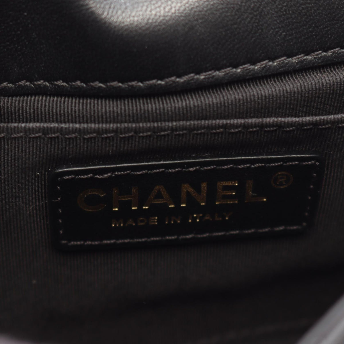 CHANEL Black Matelasse small flap Lambskin (sheep leather) 2104102516099
