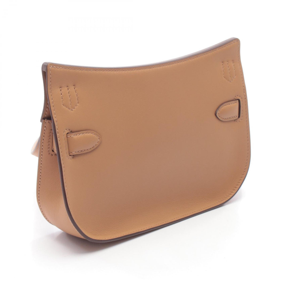 HERMES Jypsiere mini Shoulder BagBiscuit Biscuit Brown Vaux Swift leather leather 2106800621112