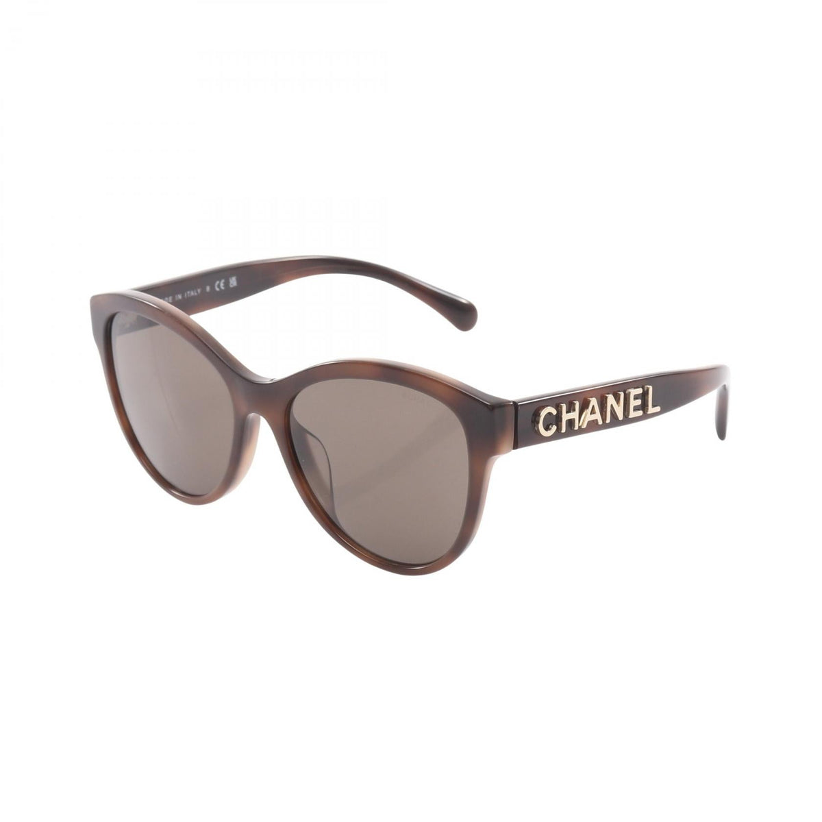 CHANEL Brown logo Other�Plastic 2101219658674
