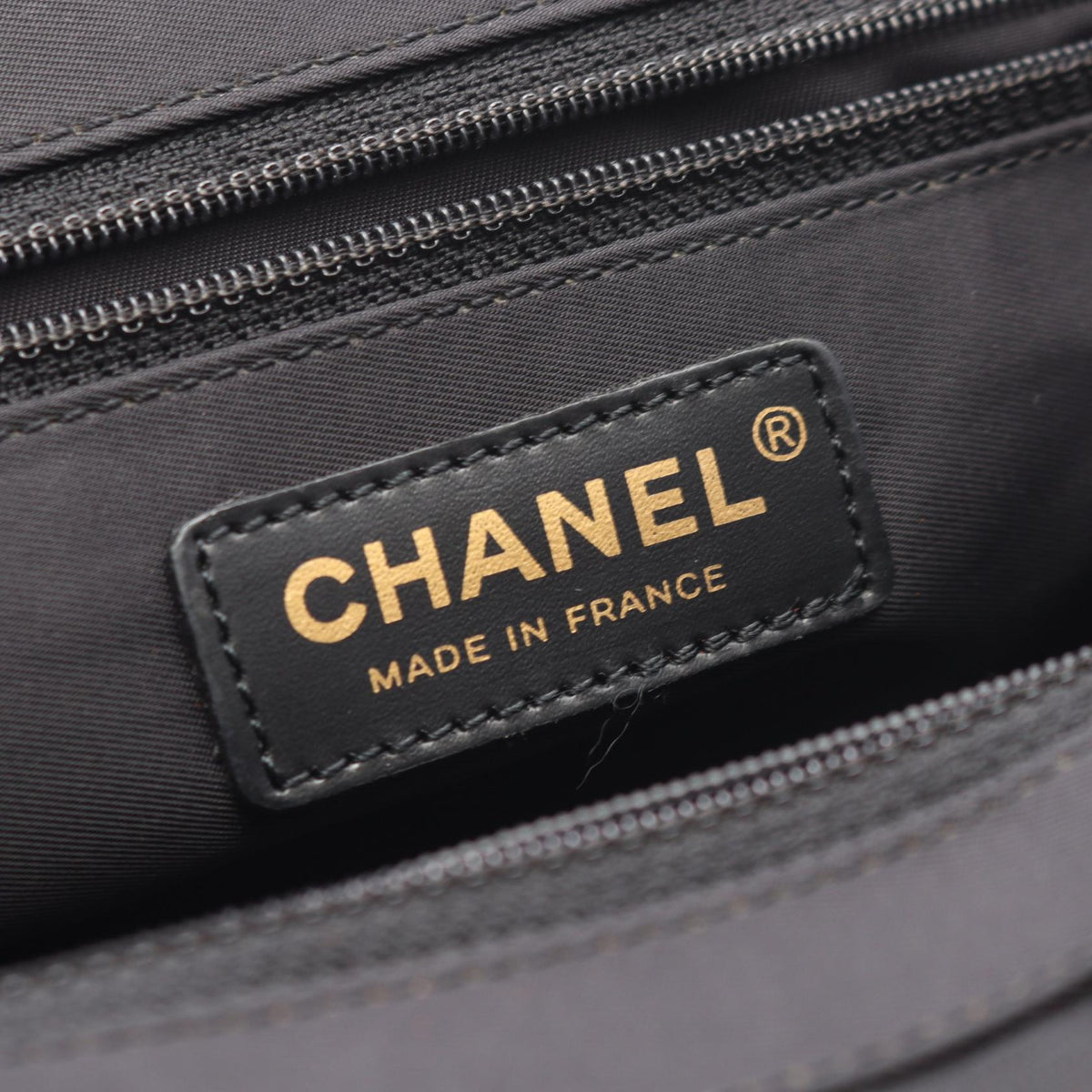 CHANEL Black New Travel Line PM leather�Nylon canvas 2101219913001