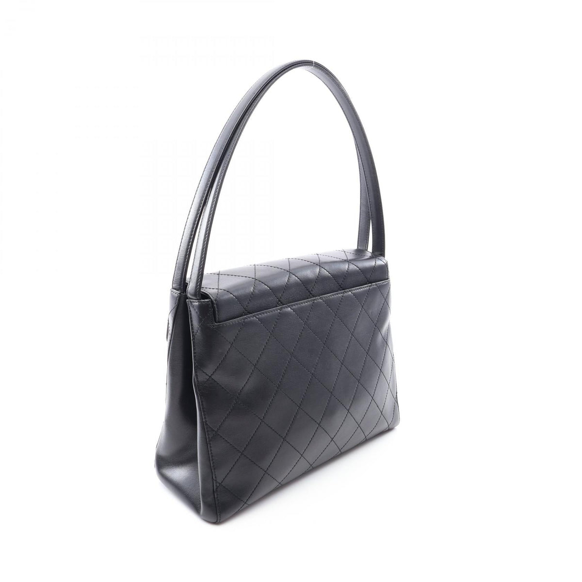 CHANEL Black Matelasse Lambskin (sheep leather) 2101220042653