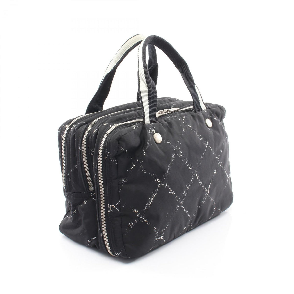 CHANEL Black Old travel line Nylon 2120100030535