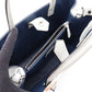 FENDI Petit to Jules 2WAY Handbag Gray/Navy leather 8BH258 2101220060015