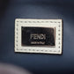FENDI Petit to Jules 2WAY Handbag Gray/Navy leather 8BH258 2101220060015