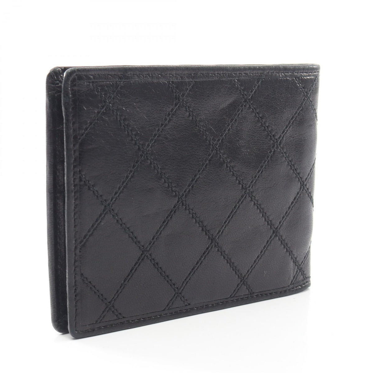 CHANEL Black Bicolole Lambskin (sheep leather) 2101219924106