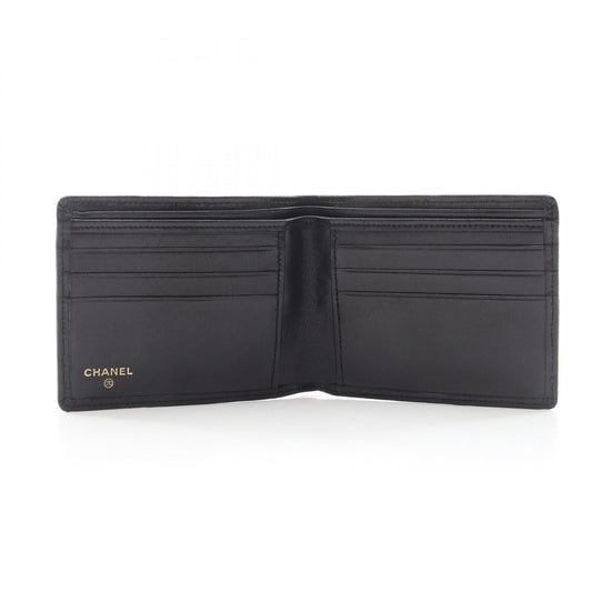 CHANEL Black Bicolole Lambskin (sheep leather) 2101219924106