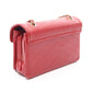 CHANEL Red Chevron V Stitch leather 2106800634846