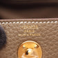 HERMES Lindy Mini Etoupe Gray Shoulder BagEtoupe Grey Etoupe Grey Gray Taurillon Clemence leather 2107601170007