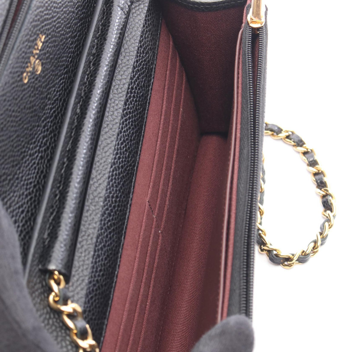 CHANEL Black Matelasse Grained Calfskin leather AP0250 2101220074036