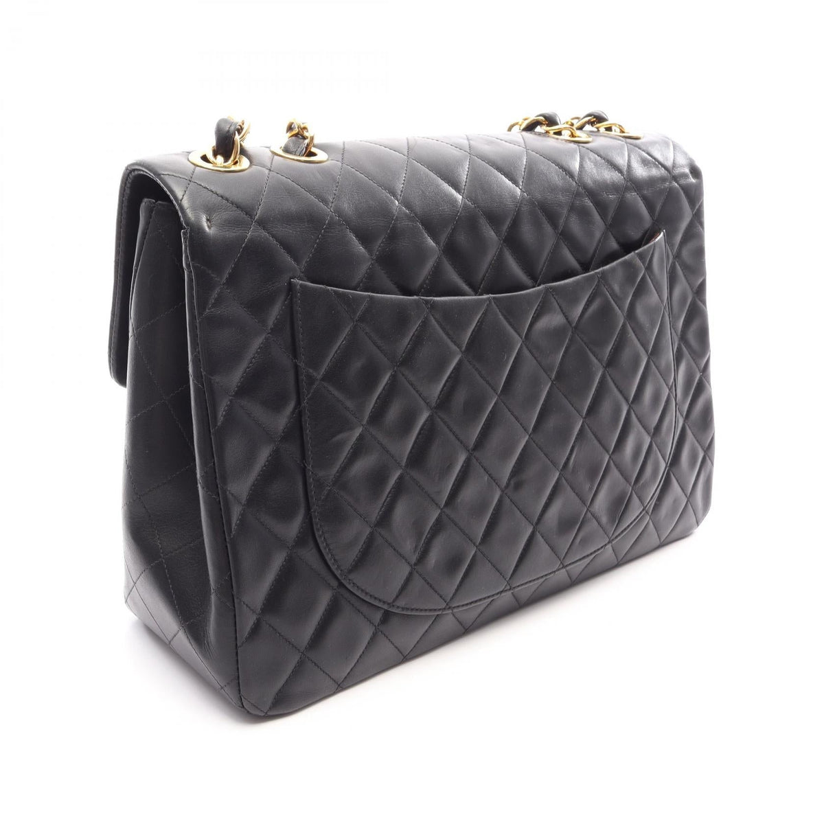 CHANEL Black Big Matelasse34 Lambskin (sheep leather) 2101219876894