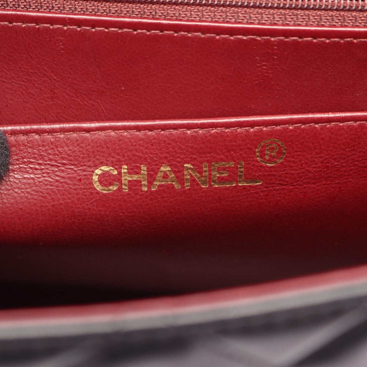 CHANEL Black Big Matelasse34 Lambskin (sheep leather) 2101219876894