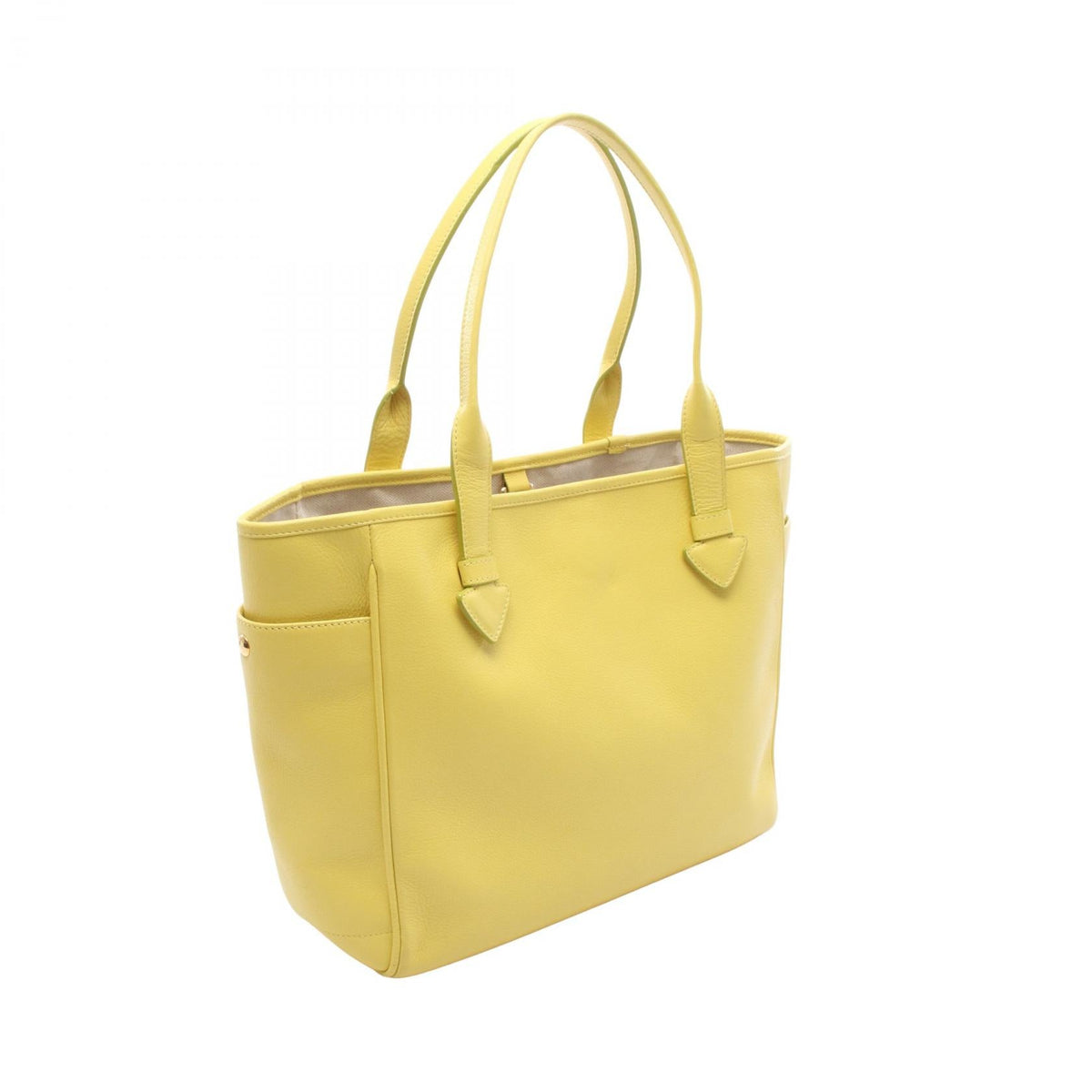 LOEWE HERITAGE SMALL Tote Bag Yellow leather 2101220058036