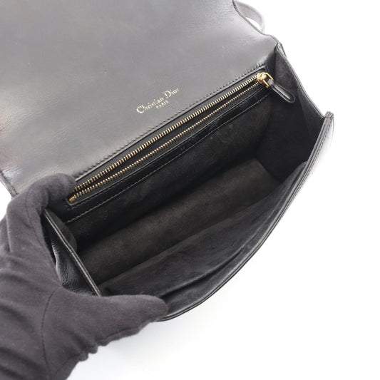 Dior DIORAMA Studs Shoulder Bag Black leather 2101219947174