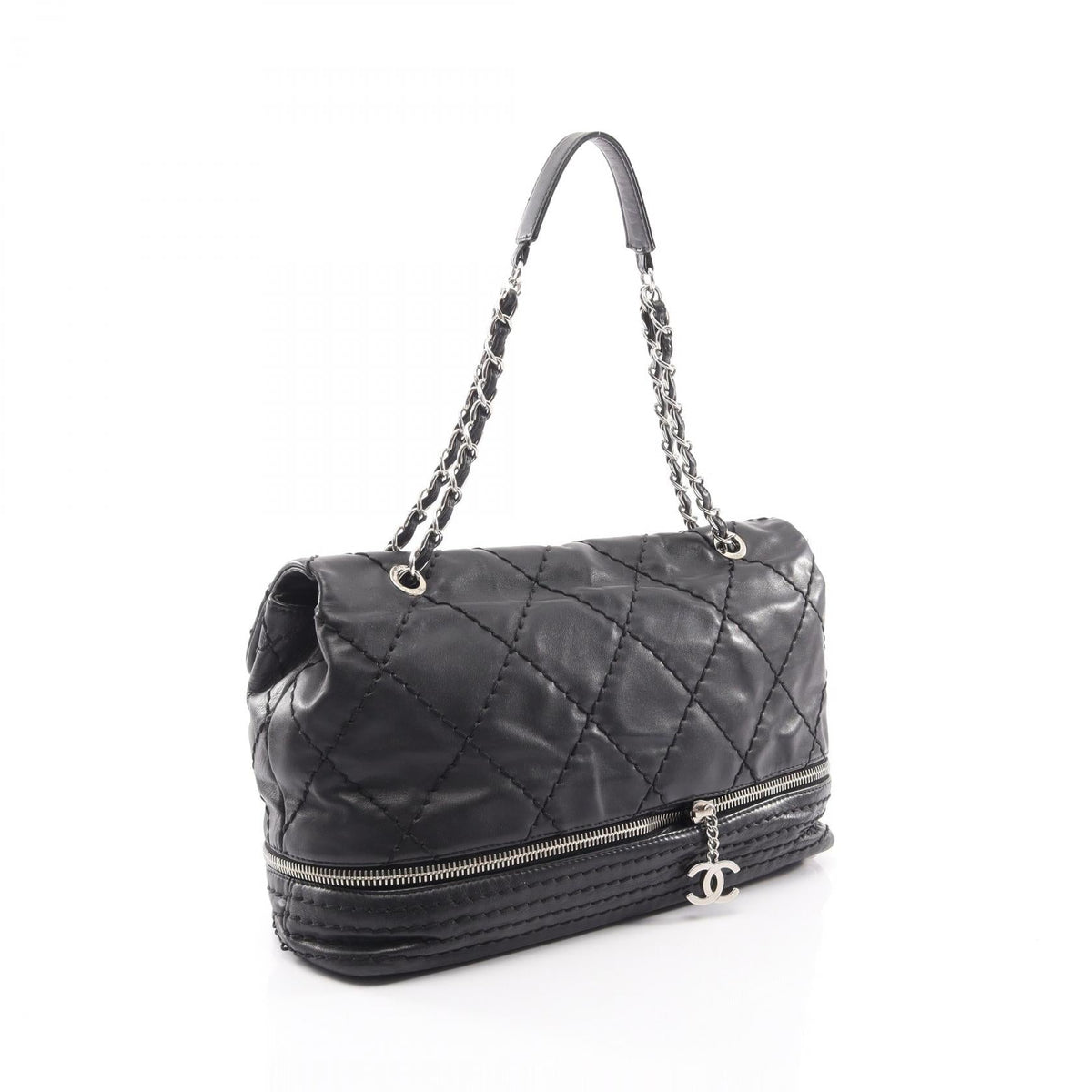 CHANEL Black Wild stitch Calfskin (cowhide) 2101219886510