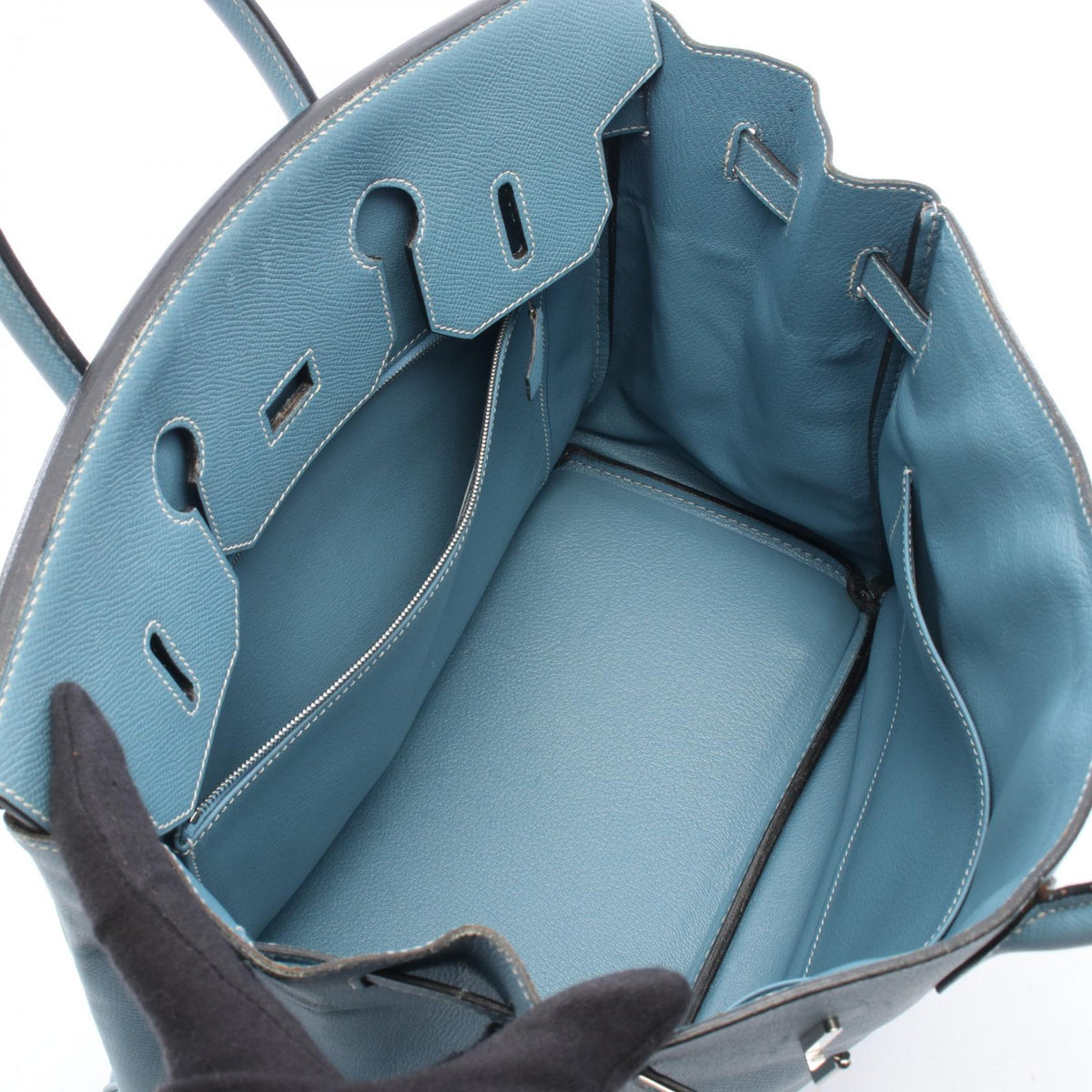 HERMES Haut a courroies32 Blue jean HandbagBlue jean Blue jean Blue Epsom leather 2101219888026