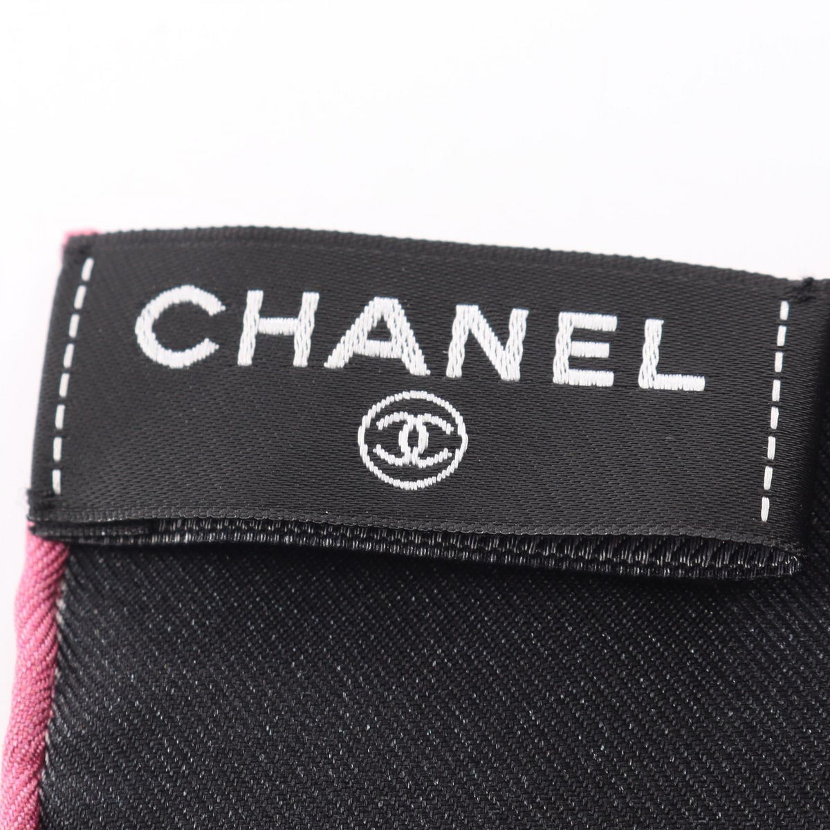 CHANEL Black/Purple/Multicolor COCO Mark icon silk 2104102532358